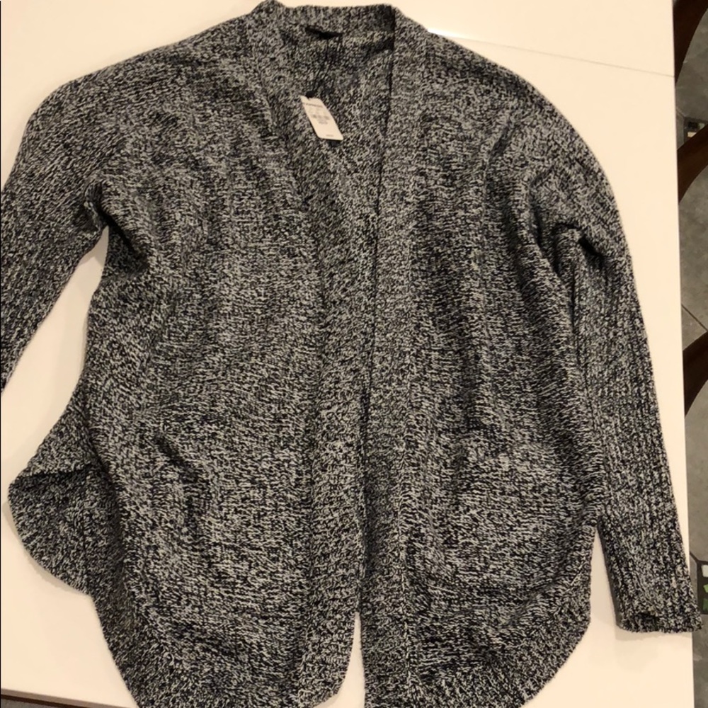 Express heather grey cardigan NWT XS cozy jacket